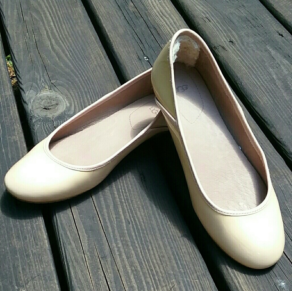 UGG Patent Leather Ballet Flats